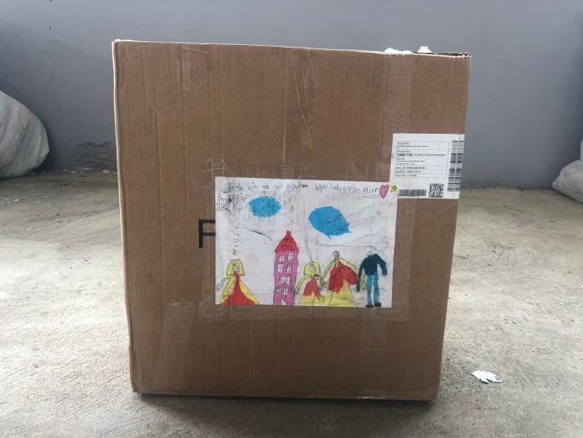 Minik Elif'in yardımı depremzedelere ulaştı